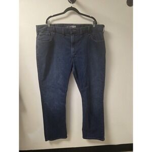 Carhartt Men's Relaxed Fit Jeans 44x32‎ Dark Wash Workwear Denim Made in Mexico